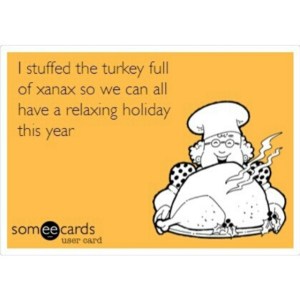 Thanksgiving Xanax Turkey